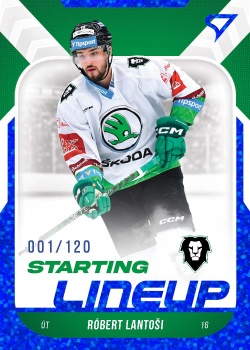 Robert Lantosi Mlada Boleslav Tipsport ELH 2022/23 SportZoo 2. serie Starting LINEUP 1st PERIOD /120 #SL-24